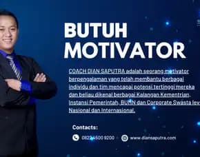 Pembicara Motivator Tanjung Pinang, Terpercaya & Solutif, Dian Saputra