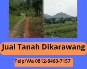 Prospek Cerah  Harga Jual Tanah Dekat Resinda Park Mall Buat Perkebunan Karawang