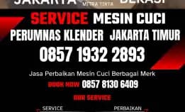 Tukang Service Mesin Cuci Panggilan Perumnas Klender Duren Sawit Jakarta Timur 0857 1932 2893