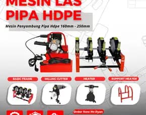 Sewa Alat Mesin Las Pipa Hdpe Manual Dan Hydraulic