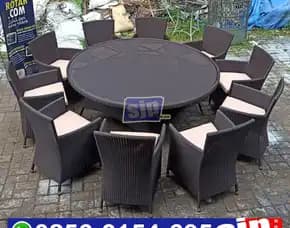Kursi Meja Makan Rotan Sintetis