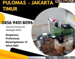 Jasa Service Pompa Air Pulomas Jakarta Timur 0856 9451 8096