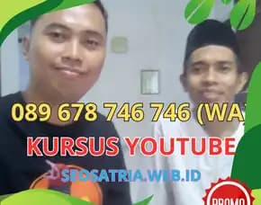 Kursus Youtube Private, 089678746746 Dijamin Berhasil Income