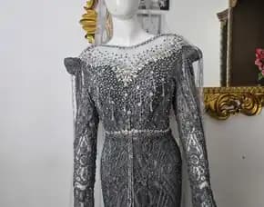 Terbaru, Kebaya Modern Tunangan, Kebaya Pengantin, Alor, Neng Lina Kebaya