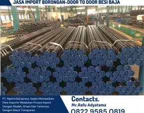Jasa Import Pipa Dari Singapura Ke Indonesia Terpercaya