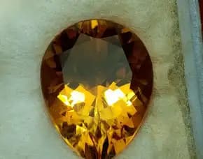 Natural Batu Golden Citrine Kristal Luster Bagus