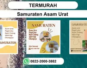 Termurah, 0822-2000-3882 Distributor Samuraten Asam Urat Pontianak