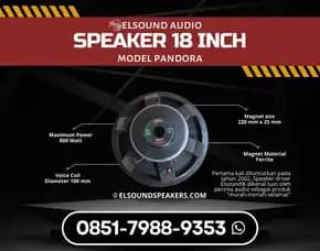 Speaker 18 Inch Elsound Audio Di Jatimekar Bekasi