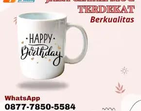 Berkualitas, Wa./Call 0877-7850-5584, Jasa Cetak Mug Terdekat,Di Cipondoh Tangerang
