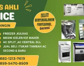 Service Ac,Mesin Iceler,Chiller,Mesin Ice Cream, Freezer, Water Heater, Dan Mesin Mesin Lainnya