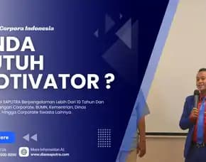 Pembicara Leadership Sampang , Terpercaya & Solutif, Dian Saputra