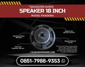 Speaker 18 Inch Elsound Audio Di Jatiasih Bekasi