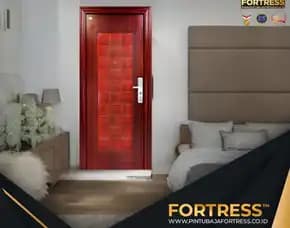 (Fortress) Pintu Rumah Baja Ringan Kupu Tarung Di Palu