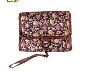 Tas Kecil Traveling Travel Organizer Kosmetik Make Up Bag Khakikakiku