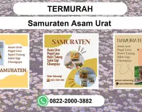 Termurah, 0822-2000-3882 Distributor Samuraten Asam Urat Kediri