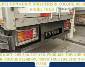 Super Kuat! Produksi Topi Kabin Dan Perisai Kolong Belakang Mobil Truk Logistik Titanium Fiber
