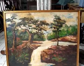 Lukisan Palet Pemandangan 99x79cm