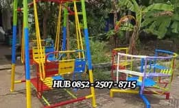 Hub 0852-2507-8715 Termurah !! Ayunan Besi Kotak Dan Mainan Fiberglass Kec Rawalumbu  Bayar Cod Free Ongkir