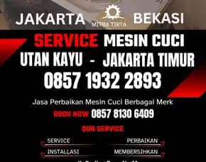 Tukang Service Mesin Cuci Panggilan Utan Kayu Jakarta Timur 0857 1932 2893