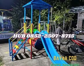 Inspirasi Ayunan Besi Bulat Dan Mainan Outdoor Untuk Tk Kec Carita Pandeglang