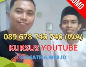 Kursus Youtuber Bekasi Berpengalaman & Murah, 089678746746 | Seo Satria