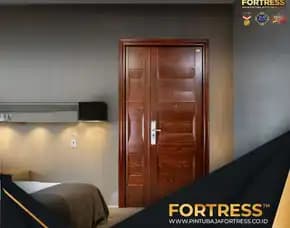 (Fortress) Pintu Baja Urban 1 Daun Di Palu